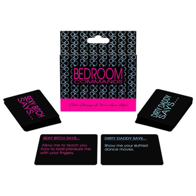 Bedroom Commands Card Game
