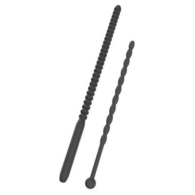 Ribbed Penis Dilator Set 2 pcs