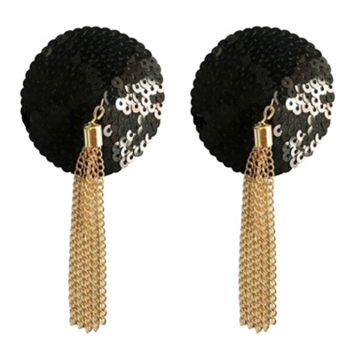 Sequin Black Nipple Covers...