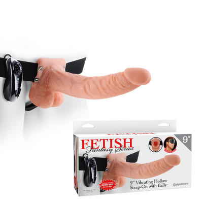 Vibrating Hollow Strap-On...