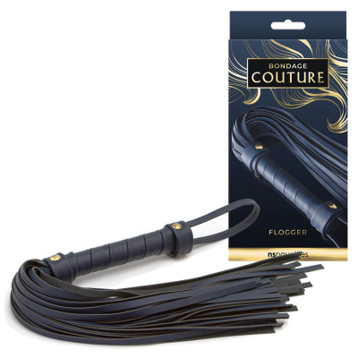 Bondage Couture Blue Flogger