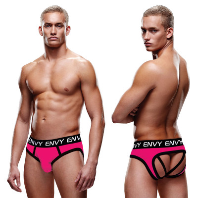 ENVY Solid Jock Pink Black