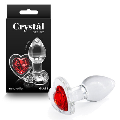 Crystal Desires Red Heart...