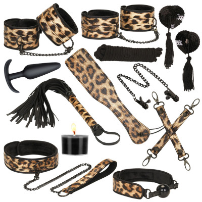Leopard Print Bondage Set...