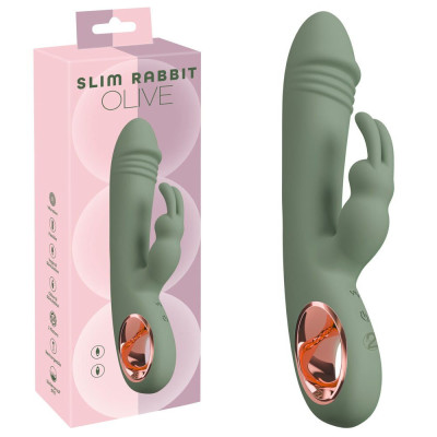 Slim Rabbit Vibrator Olive