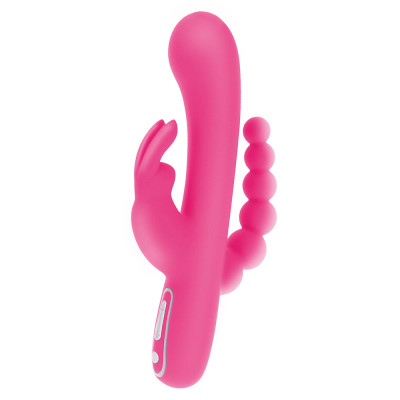 Triple Pleasure Vibrator Pink