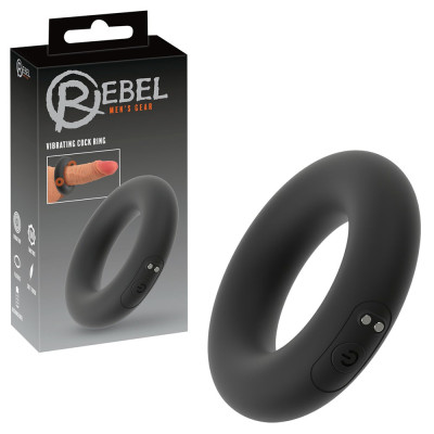 Vibrating Cock Ring Black