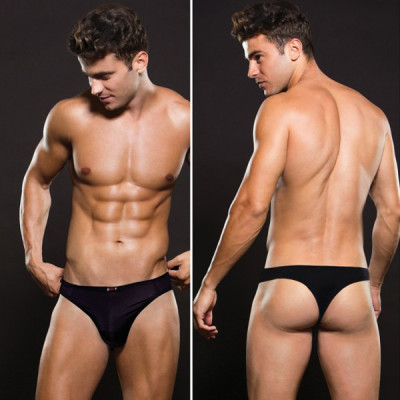 ENVY Microfiber Thong Black