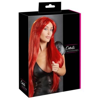 Fantastic Long Red Fire Wig