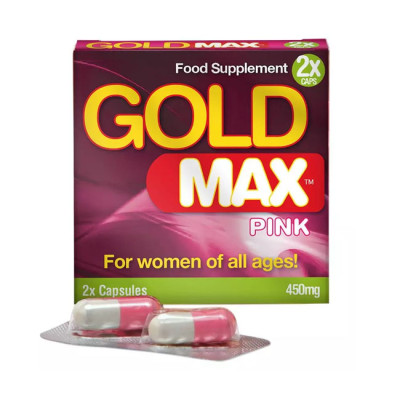 GoldMAX Libido Supplement 2 Caps For Women Pink 450mg