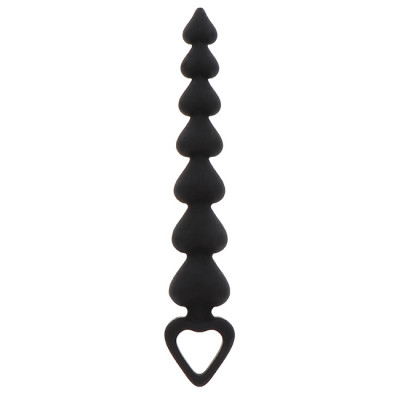Heart Beads Black