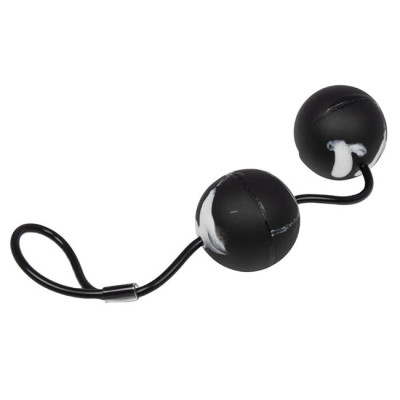 Marbled Duo Jiggle Balls Black