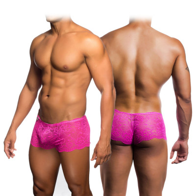 MOB Rose Lace Boy Short Pink
